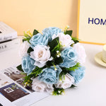 bouquet artificiel rose pâle blanc élégant intérieur mariage anniversaire baby shower