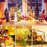 guirlande lumineuse led multicolore 50 100 200 300 led télécommande modes moderne étanche