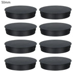 bouchons trou noirs plastique adhésifs pratiques pièces round variées dimensions