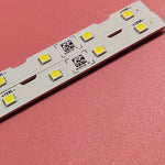 ruban led blanc moderne adhésif 38 diodes 540mm 6v led points jaunes flux lumineux