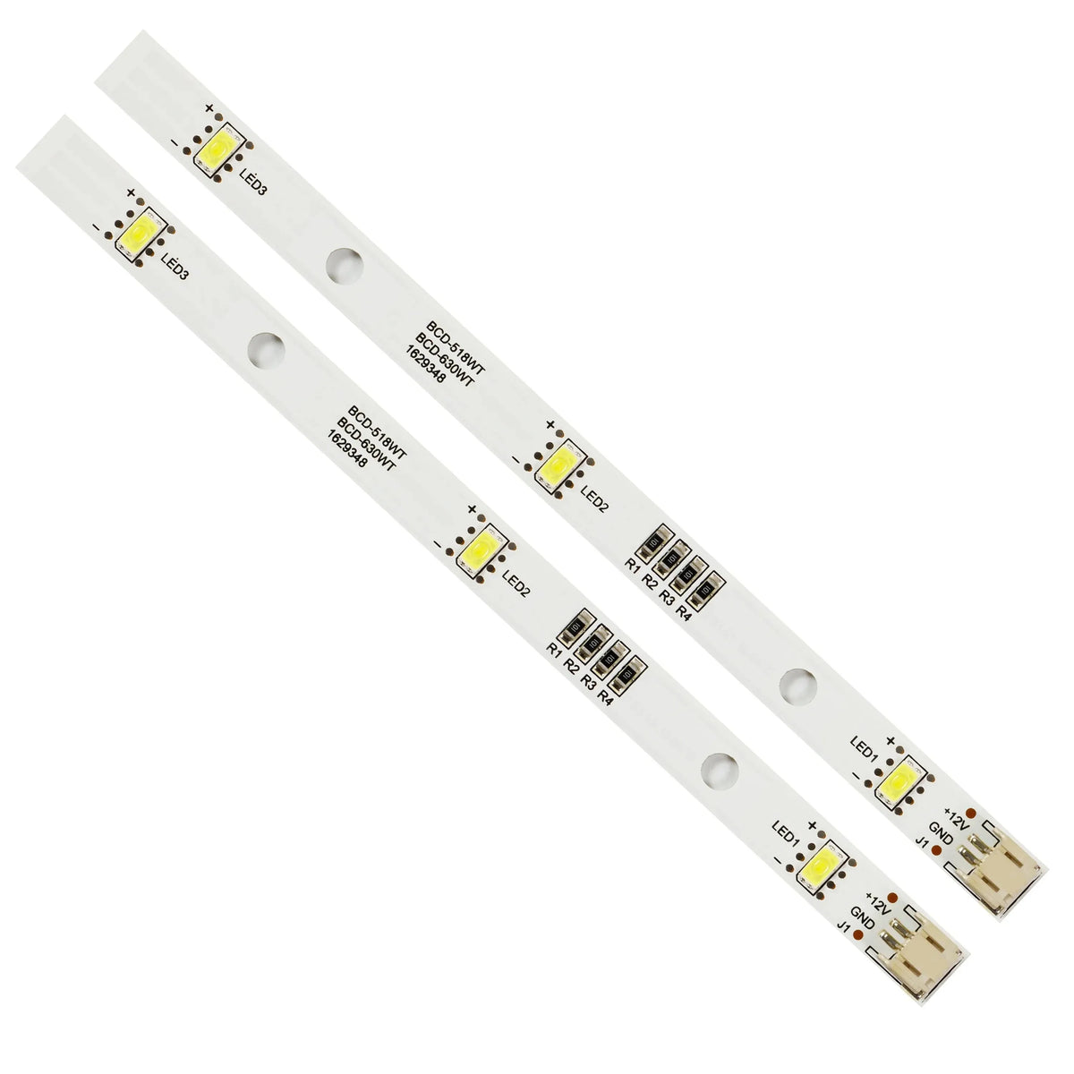 ruban led blanc moderne 10 pieces lumiere barre aluminium led éclairage spécial
