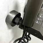 cache douche gris métallisé finition brossée moderne adhésif inoxydable résistant chaleur corrosion