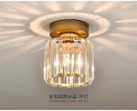 lampe moderne cristal noir doré transparent élégante décoration intérieure chambre restaurant