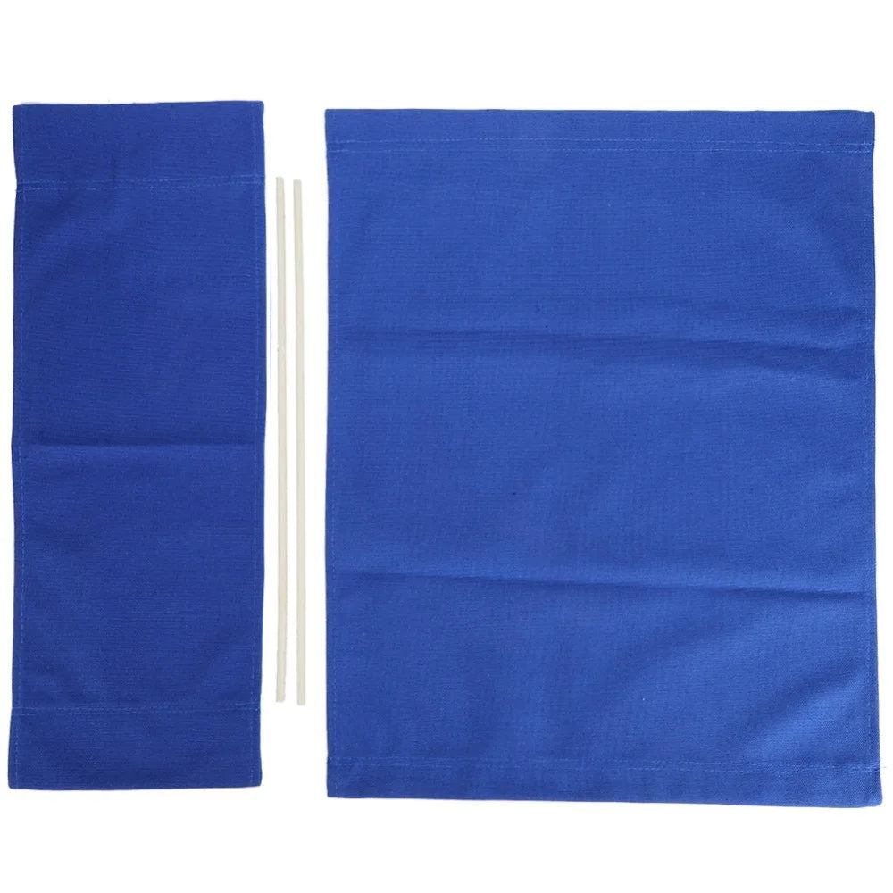 serviette moderne bleu uni polyester tissé extérieur accueil deux modernes