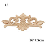 appliques decoratives bois floral sculptees baroques naturelles decoration murale farmhouse classic