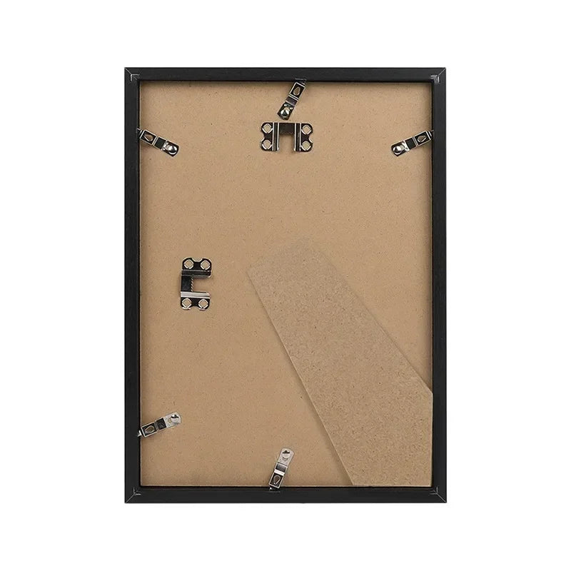 cadre photo moderne bois noir blanc minimaliste suspension 21x30cm