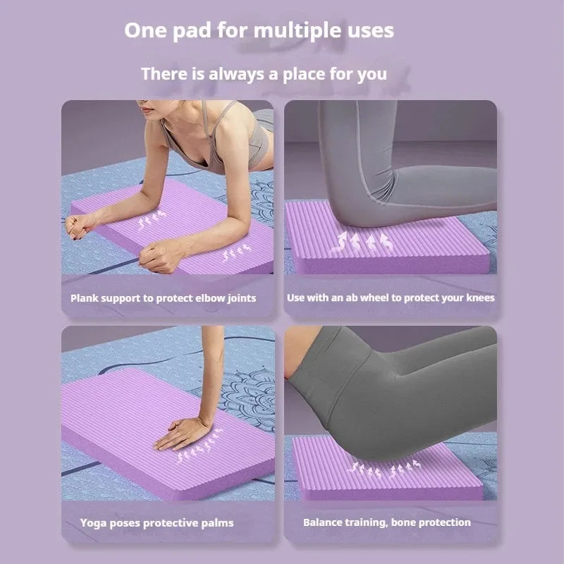 tapis yoga antidérapant violet texturé exercices physiques fitness contemporain minimaliste