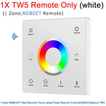 contrôleur rf 2.4g led wall mounted touch panel zone rgb cct dimming veromount