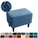 housse fauteuil oreilles velours extensible repose pied salon salon chambre