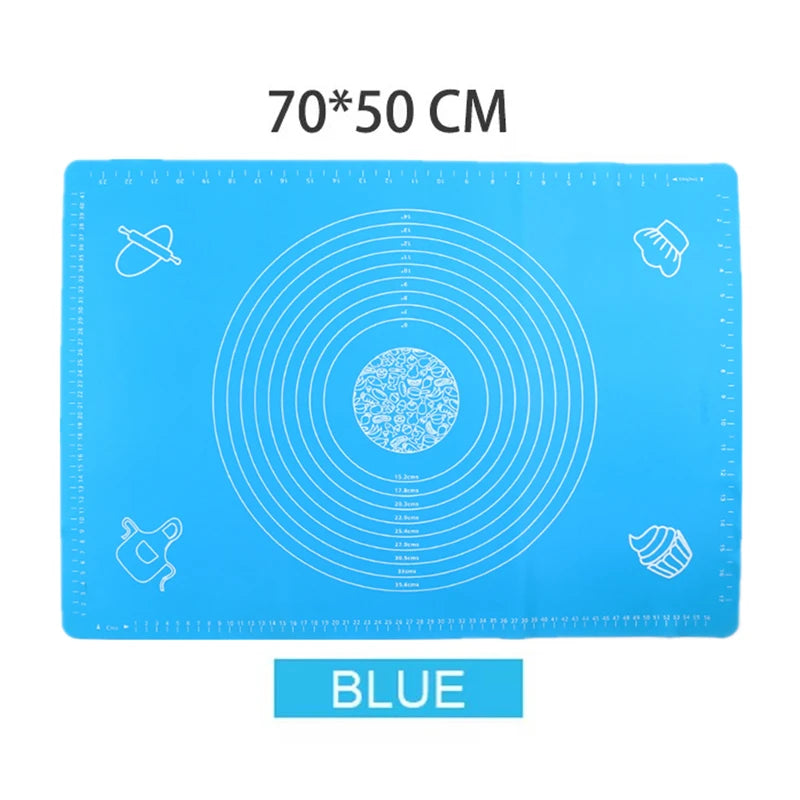tapis pâtisserie silicone violet vert bleu rose cercles utilitaire pratique facile nettoyage réutilisable
