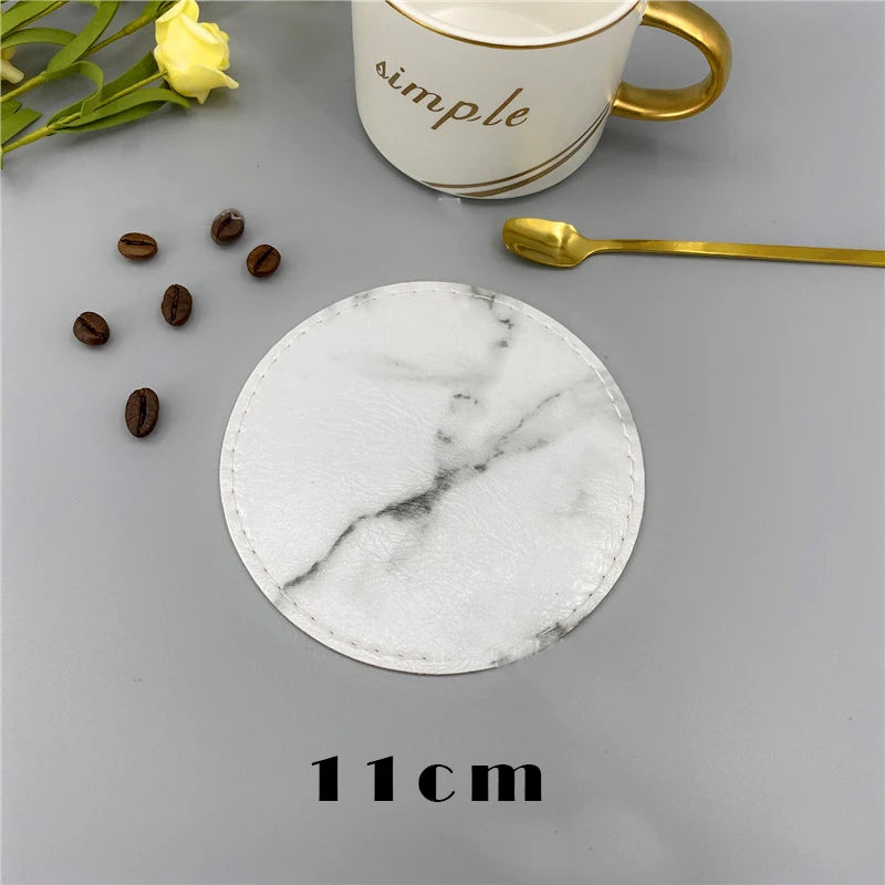 serviettes table marbre modernes adhésives blanches noires minimalistes