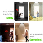 lampe détecteur mouvement blanc moderne surface led 12w 15w 18w 20w 30w 40w