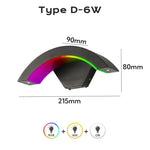 applique murale led moderne noire blanche controle app telecommande étanche alexa google
