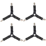 sangles lit élastiques clips métalliques noir blanc réglables moderne chambre coucher sécurité confort horizontal