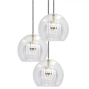 Lampe Suspendue en Verre Design Nordique - Luminaire Décoratif LED pour Cuisine, Bar, Chambre