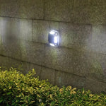 lampe solaire argentée moderne led ip65 protection extérieure tringles facile