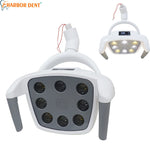 lampe dentaire led blanc gris moderne interrupteur sensoriel anneaux decoratifs manuel instructionsclé molette
