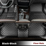 tapis sol coffre cuir mercedes benz ml w164 2008 2011 luxe noir