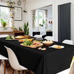 nappe jetable noire brillante élégante table fête anniversaire mariage baptême noël
