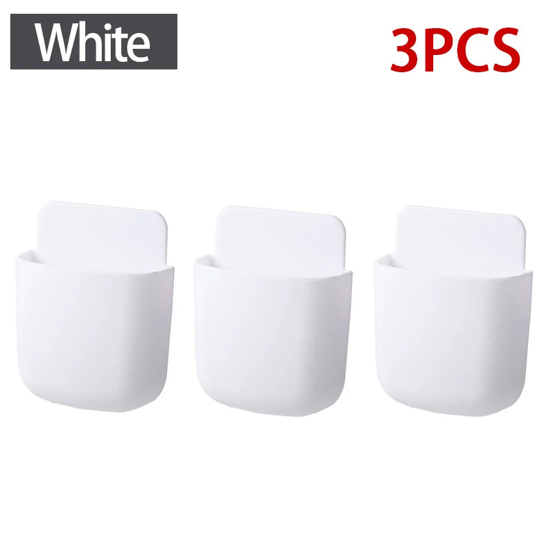 porte objets mural moderne adhésif blanc gris jaune respectueux environnement rechargeable multifonction plastique