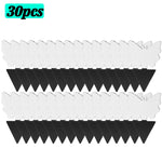piège mouches feuille noire adhésive externe protection plantes minimalisteextérieur controle insectes 50pcs