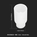 vases silicone rayés blanc bleu moderne ensemble quatre déco bricolage