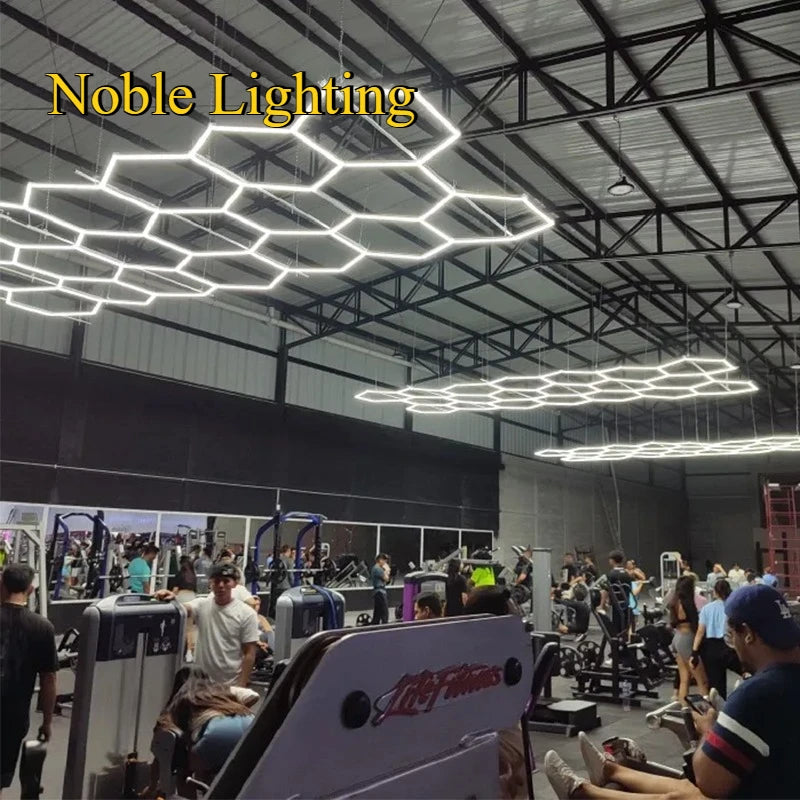 ruban led blanc hexagonal moderne adhésif 565mm 6500k 2000lm 50000h