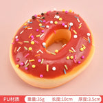 donuts artificiels réalistes orange vert noir blanc jaune multicolores occasion fête anniversaire noël mariage