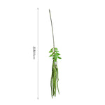 décoration intérieure vase artificiel branche verte blanche classique 95cm haut feuillets