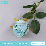 décoration intérieure bouquet roses artificielles modernes vase transparent anniversaire mariage