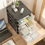 rangements transparents moderne bureaux organisateur eco friendly divers objets stockage multifonctionnels
