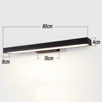 applique murale moderne led ip65 acier inoxydable noir 2492000lm 85265v