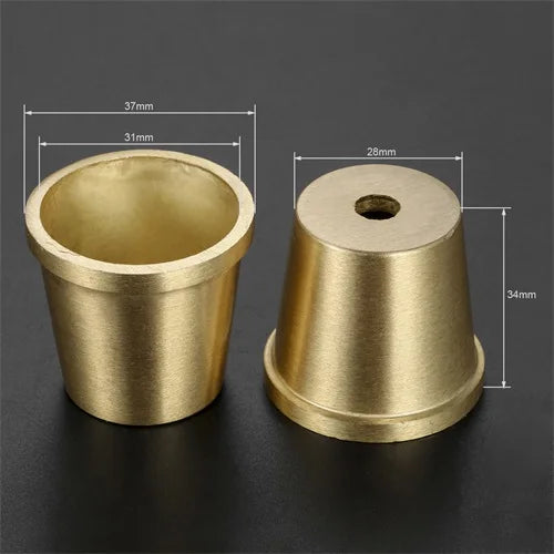 cache pot doré moderne lisse set pièces protection chaise table sécurité dorée