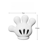 support mural ventouse mickey mouse blanc noir brosses dentaires rangement écolier penderies