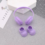 écouteurs pliables enfant modernes marron vert rouge jaune blanc noir rose violet mat opaques