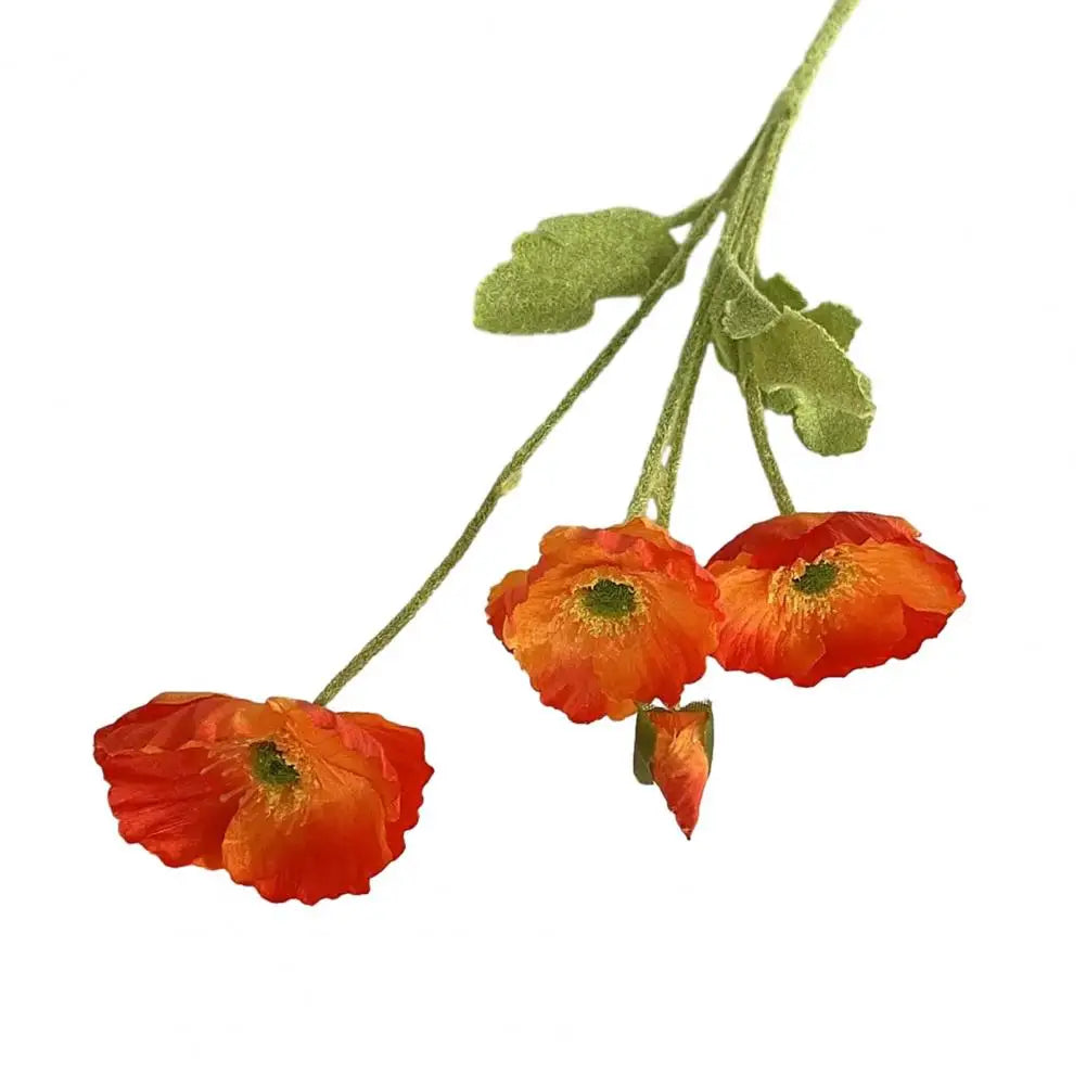 décoration extérieure mariage bouquet artificiel fleurs simples feuilles vertes moderne rouge blanc