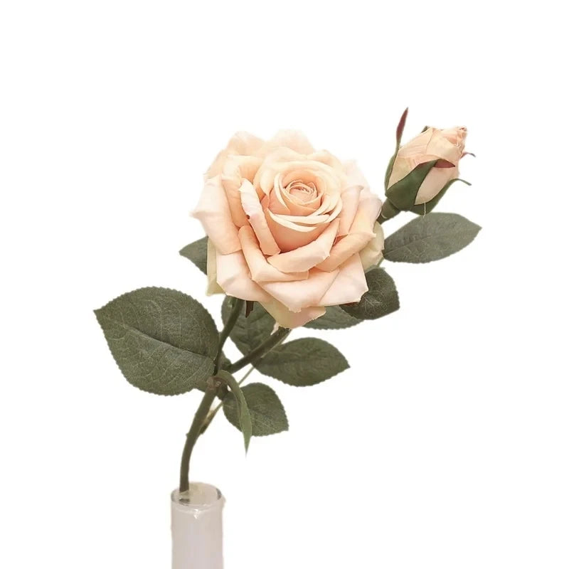 bouquet artificiel roses soie decoration maison mariage anniversaire baby shower exterieur naturel classique