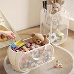 sac rangement bébé jouets boîte aérée crème moderne grande capacité
