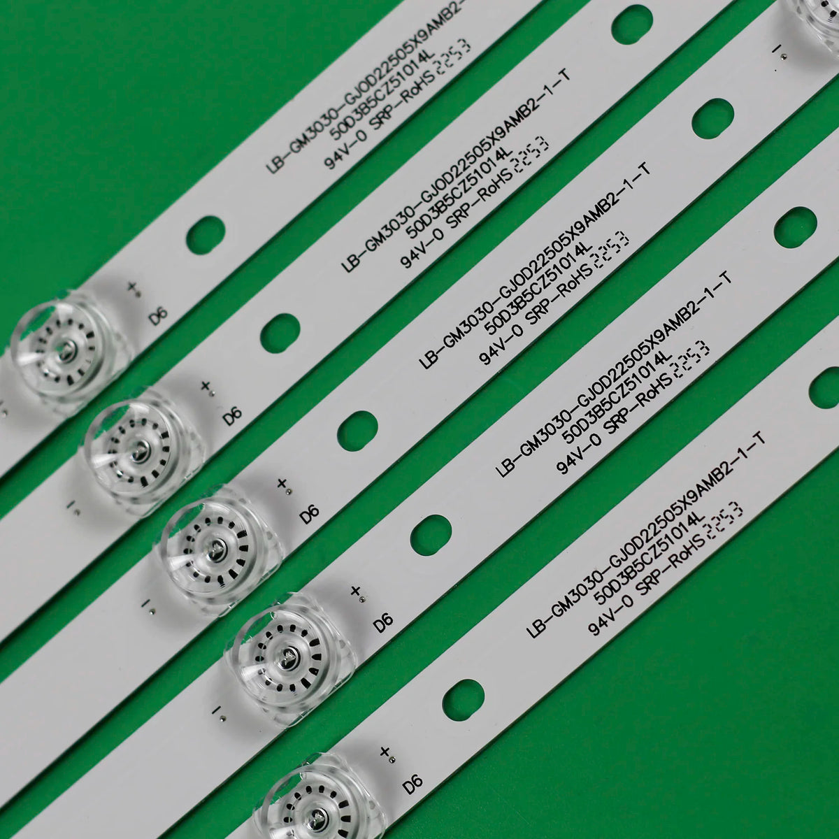 bande lumineuse led blanc rondelles transparentes points noirs moderne fixations led