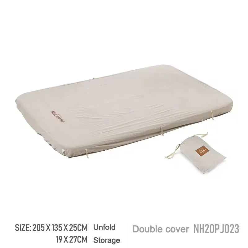 drap lit camping beige clair tpu nylon moderne adhésif sac rangement double simple haute