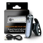 lampe vélo rechargeable usb clip noir rouge moderne étanche sécurité extérieur