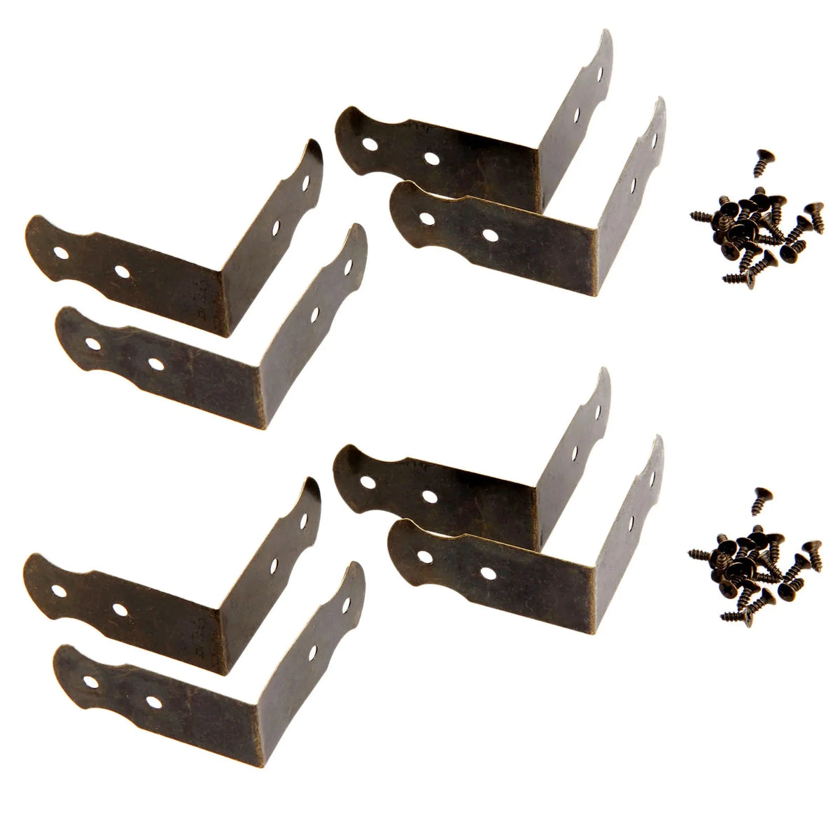clips coin noir doré vis classique fourreurs travail bois petits grands