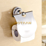 accessoires salle bain argenté ornements floraux classique porte serviettes anneau crochet vis assemble chrome