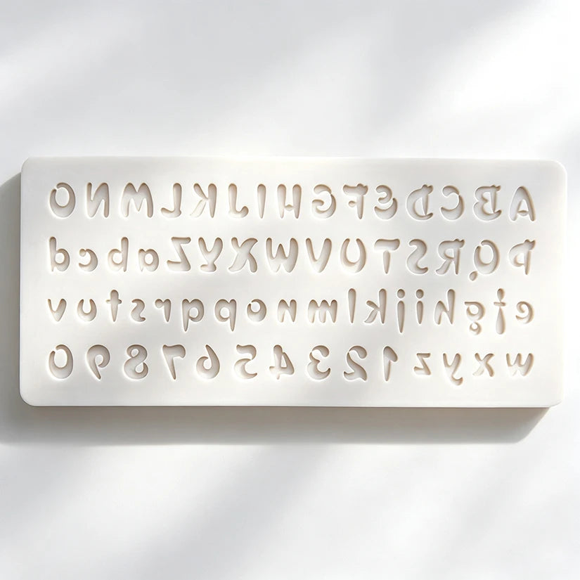moule silicone alphabet chiffres gateaux decoratif lettres numeriques fondant cupcakes deco