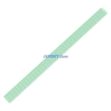 ruban caoutchouc noir gris rose clair vert clair rayures fines moderne anti dérapant cuisine