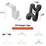 clips vêtements noir blanc bleu vert clips suspension rangement moderne pratique chambre coucher