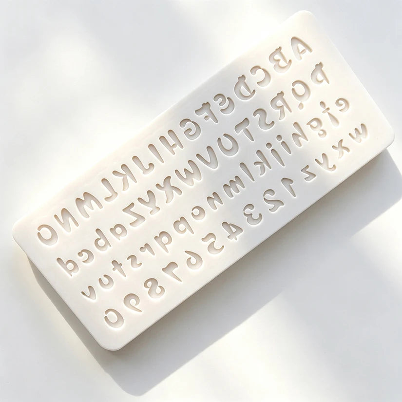 moule silicone alphabet chiffres gateaux decoratif lettres numeriques fondant cupcakes deco