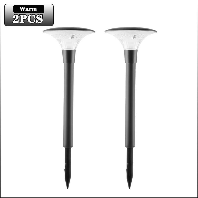 lampes solaires led modernes noires jardin extérieur bouton poussoir motifs rayonnants transparents