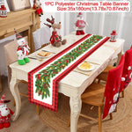 table noel blanche rouge motif poinsettia decoration festive couleurs noel traditionnellements