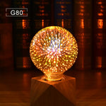 lampe led multicolore effet fibre optique moderne base bois intérieur éclairage événement